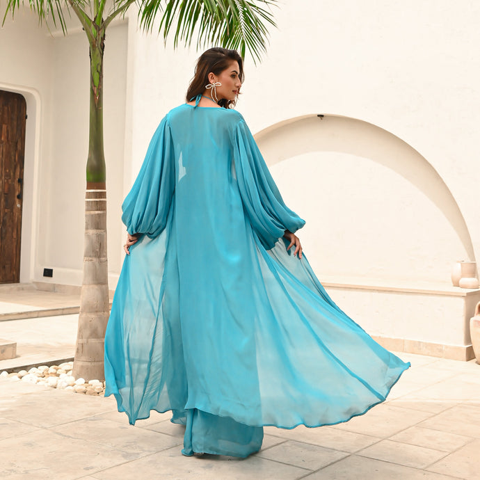 Horizon Blues 3-Piece Co-ord Set